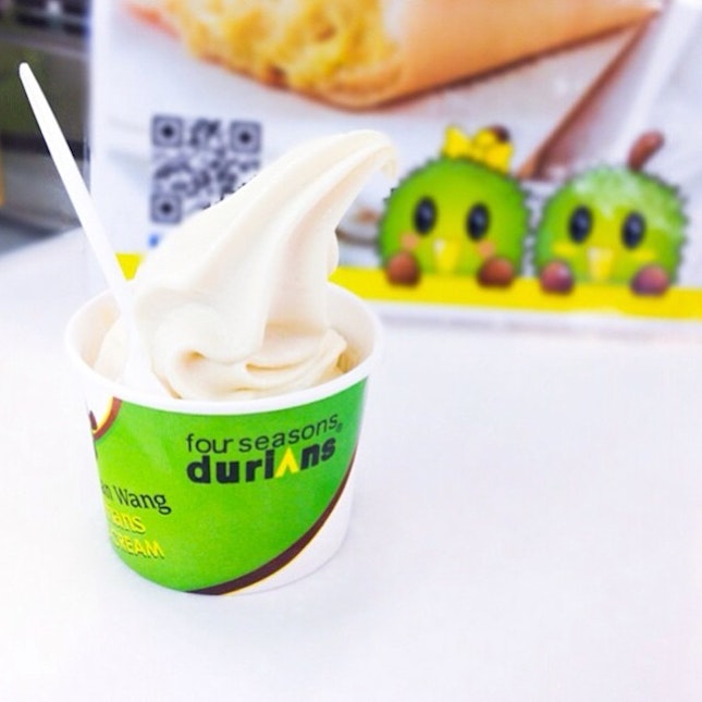 Mao shan wang durian ice cream ($3).
