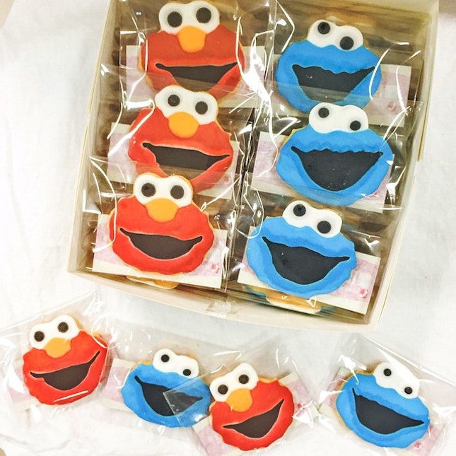 Got these Sesame Street cookies from @effinaatwork for my students as a form of encouragement for the Mother Tongue O Levels on Tuesday.