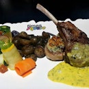 Lamb Chop (SGD$28.00) - startlingly tender and slides easily off the bone; tasty with aromatic tarragon herb sauce.