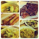 9/8/12... #dinner,... famous roast duck, Tom Yum soup, Seafood fried rice, prawn roll, crab meat & Vegetables ....