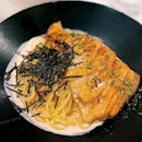 Mentaiko Pasta with Grilled Mentaiko Salmon
