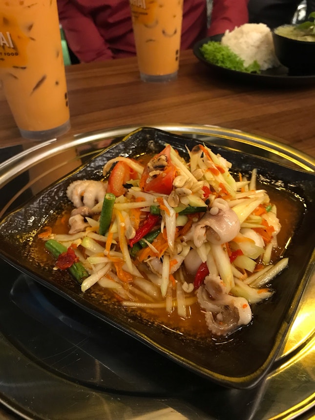Som Tam With Squid (RM19.90)