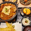 Chicken Karage wuth Curry And Cheese Bento