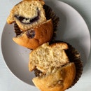 Banana Walnut Muffin ($1.40) & Blueberry Muffin ($1.30)