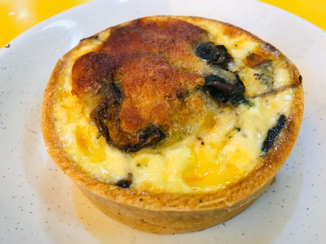 Mushroom And Cheese Quiche