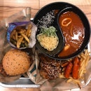 Chicken Burger • 2-in-1 Jjampong & Jjaiang Myeon • Jinjja Wings