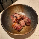 Charcoal Grilled House Bacon Cubes