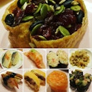 Great varieties, good quality & affordable Sushi @ $1.50++ per plate w complimentary ginger, wasabi & tea.