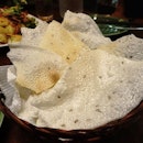 Rice crackers that came with our salads.