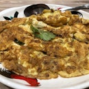 Chye Poh omelette, they used sweet Chye Poh and it was light and a hit with the young and the old.