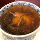 We were in luck that Chef Kang made an extra tureen of chicken and sea whelk soup.