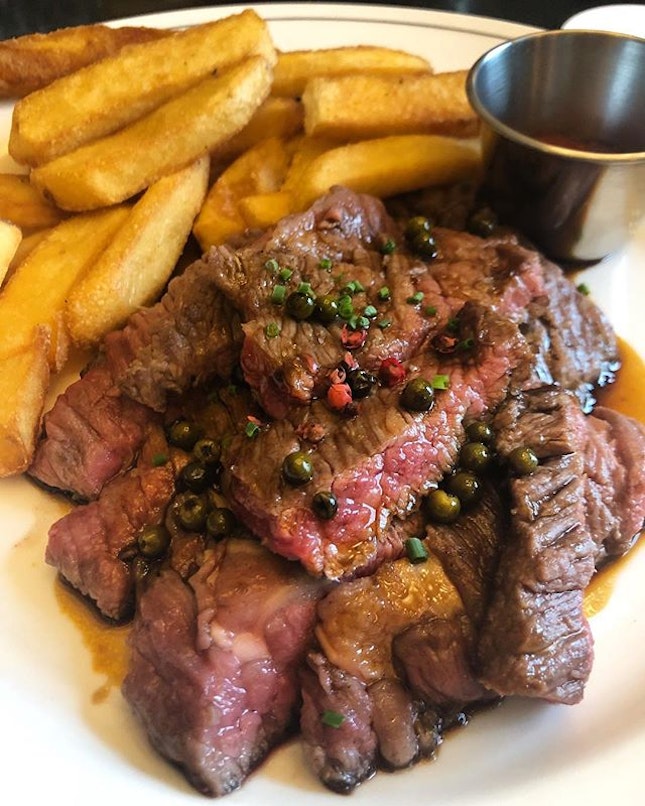 Steak & fries, butcher’s cut.