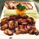 Pork platter - char siu and siew yoke to begin our feasting at Marco Polo.
