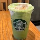 Iced Poached Pear Pure Matcha Latte  $8.90