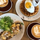 Chilli Scram & Har Cheong Gai Waffle