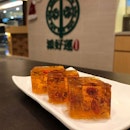 Tonic Medlar & Osmanthus 
Delightful jello cubes to end a perfect evening.