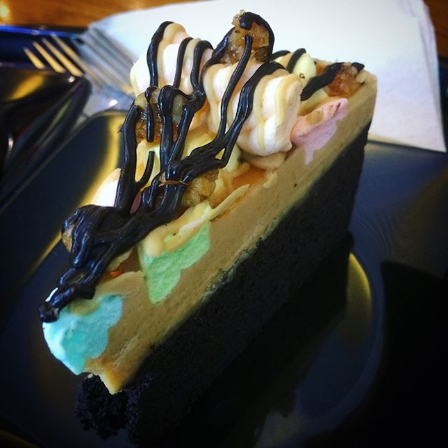 Two #starbucks cakes, one from across the Causeway and one special flavour.