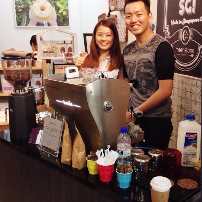 Nice meeting both Eileen and Eugene from @kafvecoffee , if you are looking for artisan coffee pop up for your events do contact them.