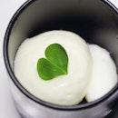 [OCF Singapore] - A simple but yet refreshing cucumber sorbet to cleanse the palate before moving on to the next course.