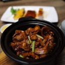 [Canton Paradise] - New found dish I like at the restaurant Wok Fried Pork Belly with Salted Fish in Claypot.