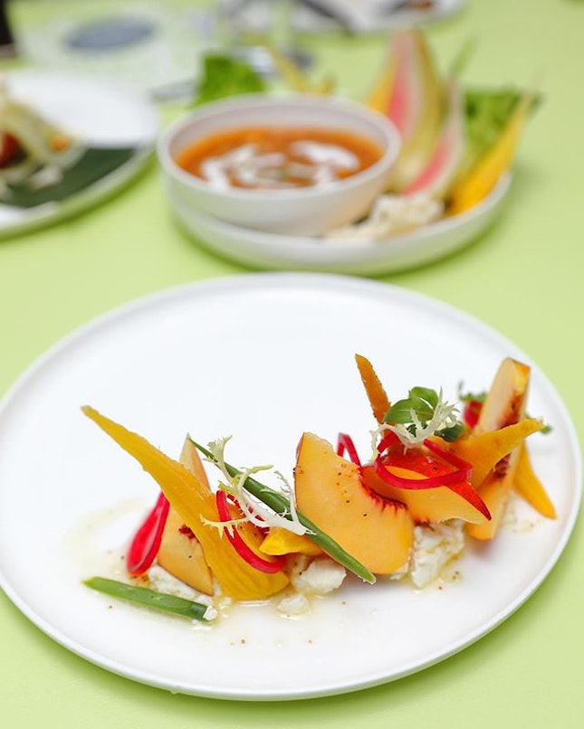 [COMO Cuisine] - A clean and delicious tasting dish is the Golden Beetroot ($20++).