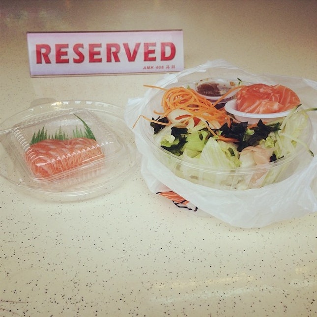 #salmon #salad is yumz :) #food #projectgetfit