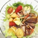 Chapalang salad, the only time I willingly eat my greens is when everything else > veg hehe 
