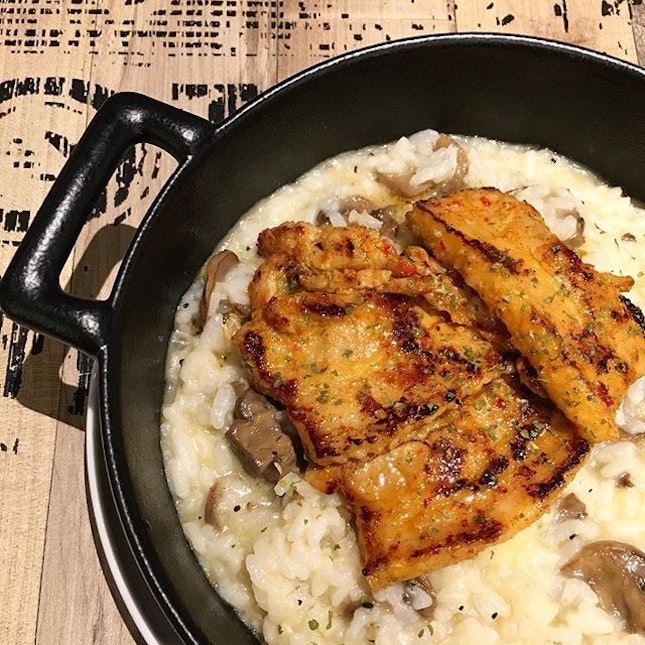 Spicy Pork Belly Risotto 