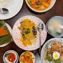 Gado Gado/ Otak Otak/ Curry Vegetables/ Ayam Panggang “blue Ginger”
