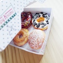 Assorted doughnuts from #krispykremesg..