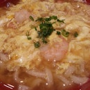Ebi Tama Udon (Egg and Shrimp in clear soup)