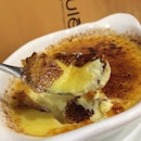Sugar high on Friday night with Poulet's creme brulee dessert.