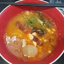 Ajitama w/ Teriyaki Chicken Spicy Soba
