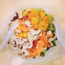 Mean salad #food #lunch #veges #vegetarian #salad #healthy #fitspo #fitness #eatclean