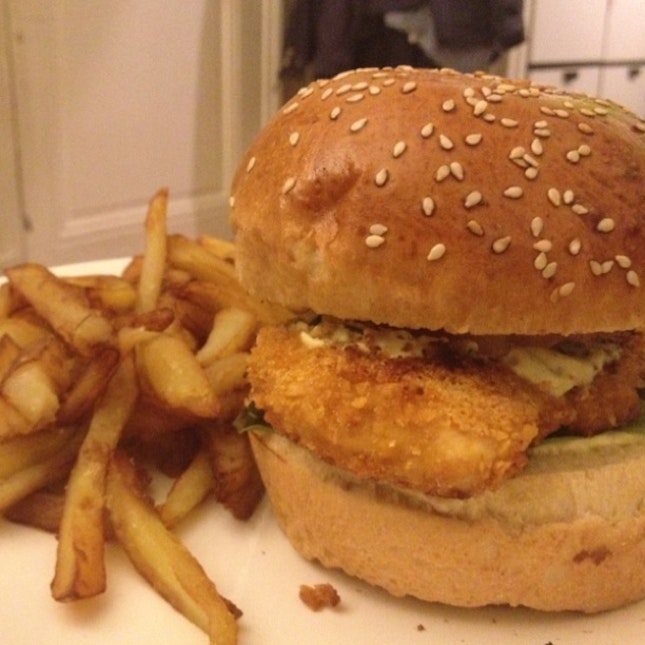 Homemade Chicken Burger