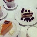 Maltesers cake and Thai milk tea crepe cake!