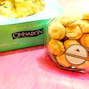 Pasalubong from mommy and @iamcrisuel #cinnabon #sugarbee #instafood #pastries #sweets #yumyum #familyoffoodies
