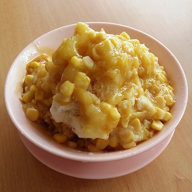 Sweet Corn #dessert on a hot morning #foodporn #sweetcorn #sgfood #burpple
