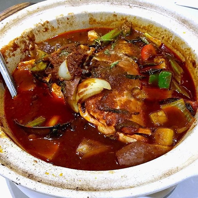 Assam Curry Fish Head.