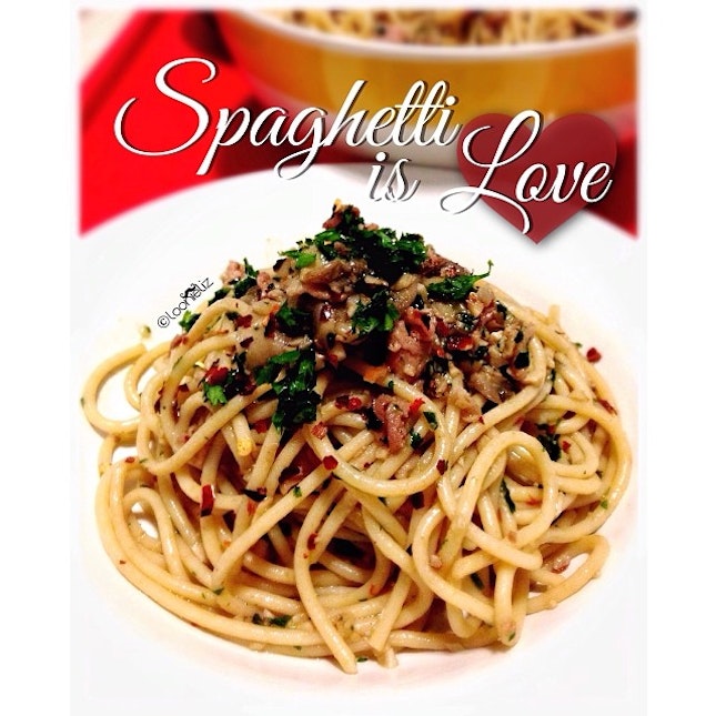…more spaghetti, he says!