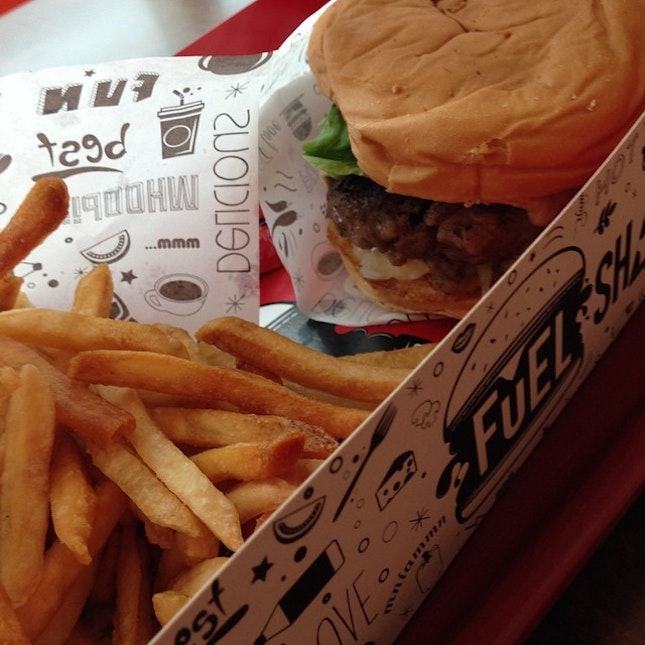 Lamb Supreme + Fries = super hungry.