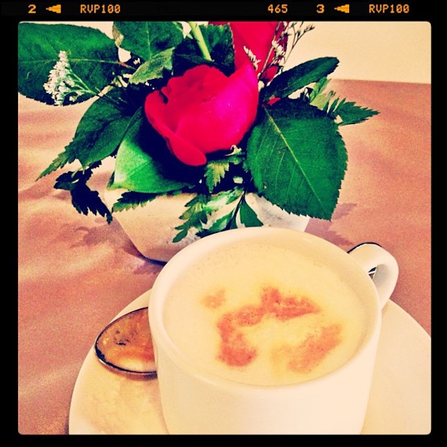 Hot cappuccino made ur day...