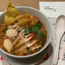 Tom Yum Noodle with CRAB CLAWS & Roasted Chili